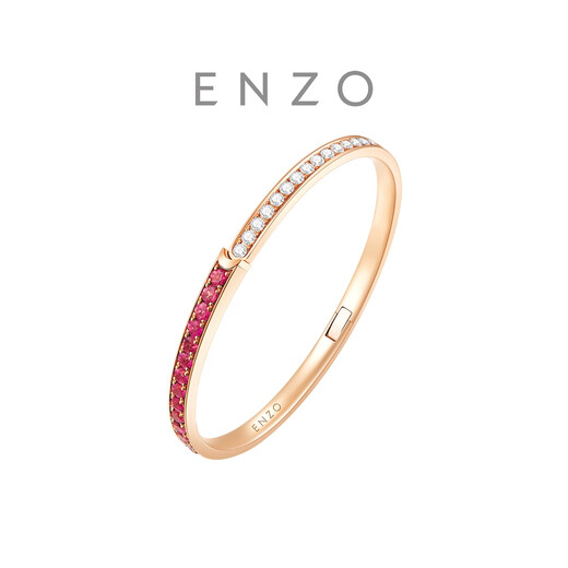 Chow Tai Fook ENZO Jungle Series 18K Gold Tourmaline Diamond Bracelet for Women EZV8919 Birthday Gift 58mm