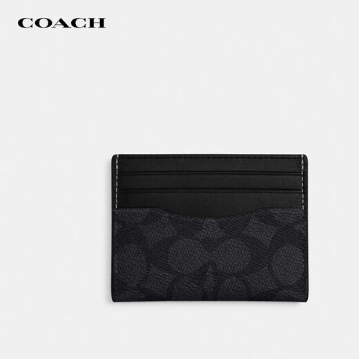 
CoaCH (COACH) Men's Luxury Black Coin Wallet Card Bag CW366MI5 [Brand Authorization] Gift for Boyfriend