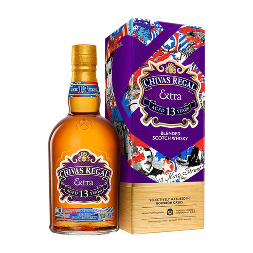 芝华士（Chivas Regal）领潮风味系列苏格兰调和威士忌波本桶500ml  