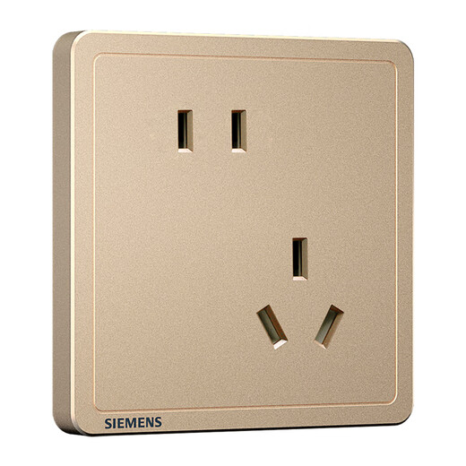 Siemens (Siemens) Switch Socket 10A geneigte Fünf-Loch-Socket-Panel Zhidian Riyaojin 5UB14183NC032P