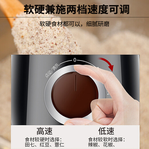 Joyoung grinder household cooking machine dry grinding grinder for grains and grains ultra-fine electric stainless steel grinder Chinese herbal medicine small grinder JYS-M01