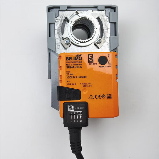 搏力谋TR/LR/DR/NR/GR/SR230A/24A-SR-5-7电动比例蝶阀球阀执行器 LR24A GR24A-SR-724V调节型40NM