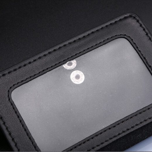 QIGER Fashionable Women's Cowhide Card Bag Men's Multi-Card Business Card Clip Business Bank Credit Card Case Leather Driver's License Brown
