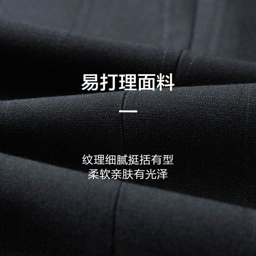 Heilan House (HLA) suit suit for men, three-piece elastic elastic waist slim fit suit for men, formal groom suit, high-end dress, navy plaid 99-suit + pants + vest 170/92B 46B recommended 126~136Jin Jin equals 0.5 kg