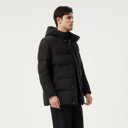 Tambor down jacket men's removable hood loose large size men's business warm jacket 510505D black 180