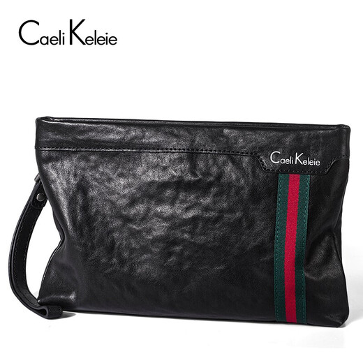 Caeli/Keleie Мужская сумочка мужская голова слой ковхида сумочка деловая повседневная подлинная кожаная клатч