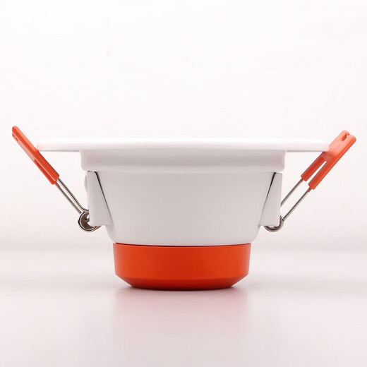 Foshan Lighting (FSL) LED downlight embedded ceiling hole spotlight ceiling entrance hallway all aluminum all white 2.5 inches 5W opening 75-90mm warm white (4000K)