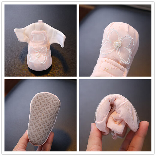 
Green bean Mengdou Spring and Autumn Baby Girl Thin Cotton Toddler Shoes Anti-slip Soft Sole Toddler Shoes Cartoon Baby Learning to Walk Outside and Not Lost Shoes Fresh Green Bubble Butterfly Velcro Spring and Autumn Cotton HN 11 Inner Length 11cm Recommended 0-4 months