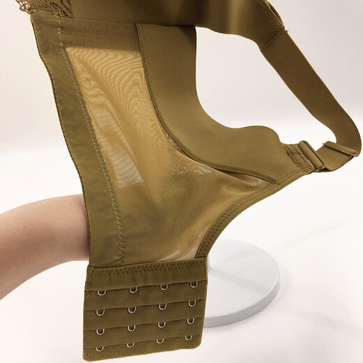 Tuweina Adjustable Bra, Big Breast Reducing, Large Size Bra, Gathering, Shrinking, Anti-sagging, Correcting Full Cup Bra, Thin Charming Black (Single Piece) 38/85E Thin Cup 0.3CM