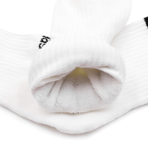 Adidas (adidas) chaussettes masculines et chaussettes féminines automne nouveau produit chaussettes décontractées chaussettes de sport entraînant un entraînement de fitness respirant confortable pour les chaussettes du tube moyen FH6629 FH6628 / White S