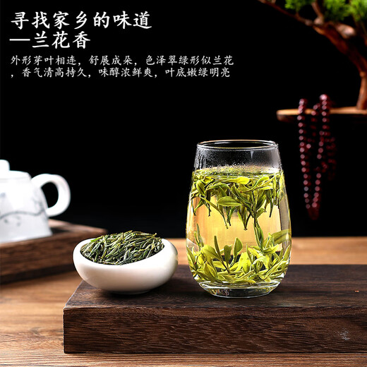 Yanhai Yuexi Cuijian 2024 new tea Cuiya Gongjian green tea Cuilan gift tea Mingqian high-end tea Anhui Anqing Maofeng 500g Mingqian bud