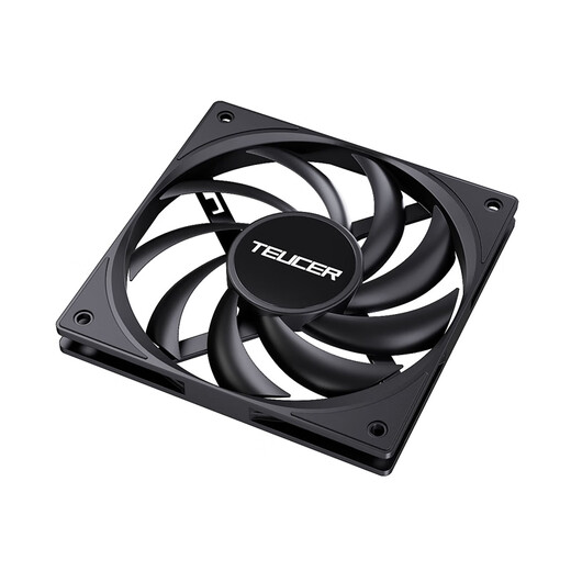 
Zero Degree Shijia UT12015 thin chassis fan 12cm PWM intelligent temperature control computer desktop 12cm heat dissipation fan 120mm small four-pin connector Thickness 15mm UT12015 black (thickness 15mm)