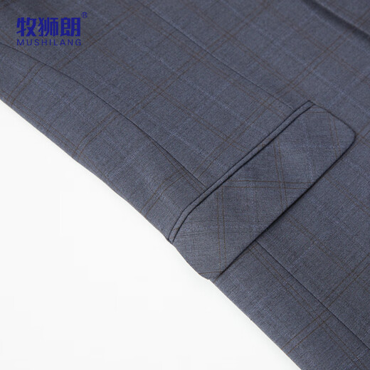 Mushilang sheep wool suit men's business casual professional formal suit groom's suit wedding suit for men