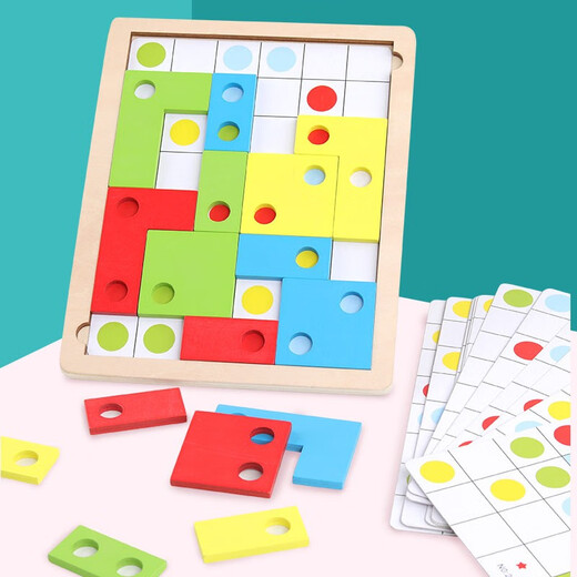 Puzzle Puzzle Kinder verwenden praktische Gehirninformationen früh Bildung Tangram Teaching Aids Elementary Schüler verwenden Intelligence Digital Toys Tetris Logarithmic Board Building Blocks Logical Denkblöcke