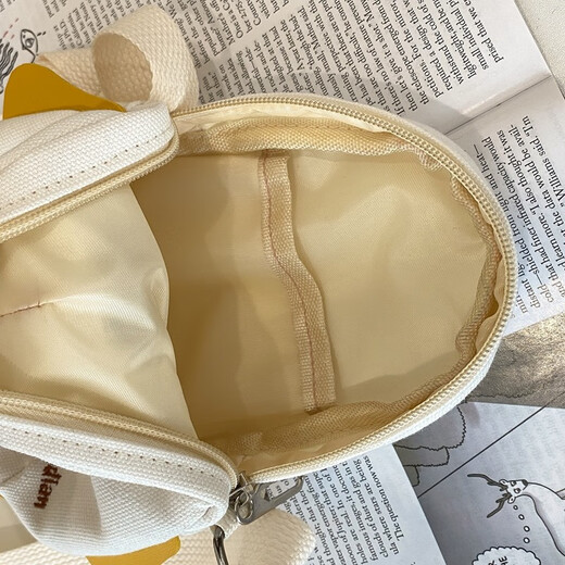 Youze cute mobile phone bag Japanese cute canvas student crossbody bag female fresh girl mini chick shoulder bag cute white