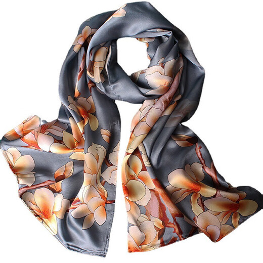 Shili Jiangnan (SLJN) grabs the new Mother's Day silk scarf for mothers, spring and summer new style 100 mulberry silk scarf shawl gift 4