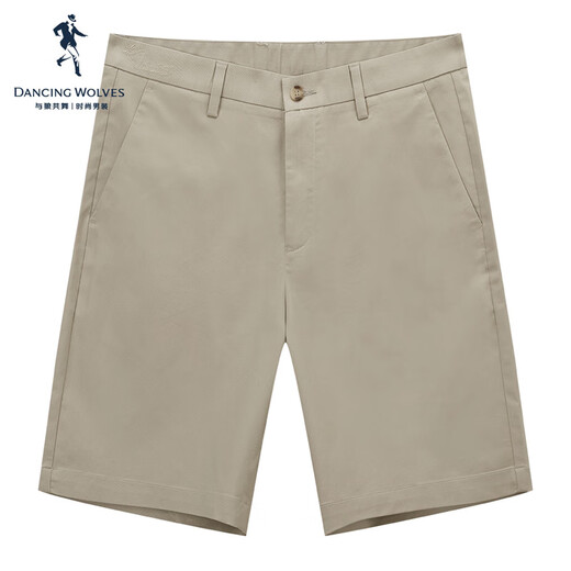 Tanzen mit dem Wolf [Ice Seidenstoff] Sommerkühle, atmungsaktive, vielseitige, glatte und hautfreundliche Gelegenheitsshorts für Männer 701 Khaki 30