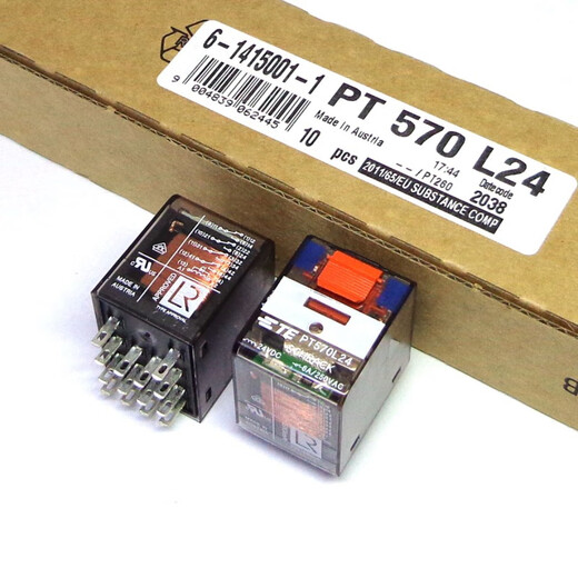 Brand new original SCHRACK/TE/Tyco PT570024 PT570L24 PT570730 imported relay PT570L24 24VDC 14 feet with light