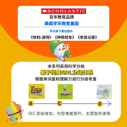 学乐点读版 Buddy Readers D 巴蒂小读者20册赠音频导读课 趣味性故事零基础英语启蒙分级阅读读物 0-6岁 英文原版美国学乐出版社