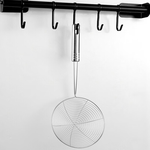 Jackino colander, stainless steel colander, kitchen utensil filter, frying pan, oil grid, noodle spoon, large sieve 16cm