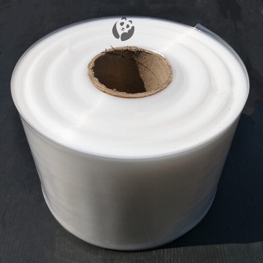 Sailotou white transparent plastic thickened straight high pressure bag LDPE tube film product packaging roll film tube material available 220*0 points 08mm5KG roll