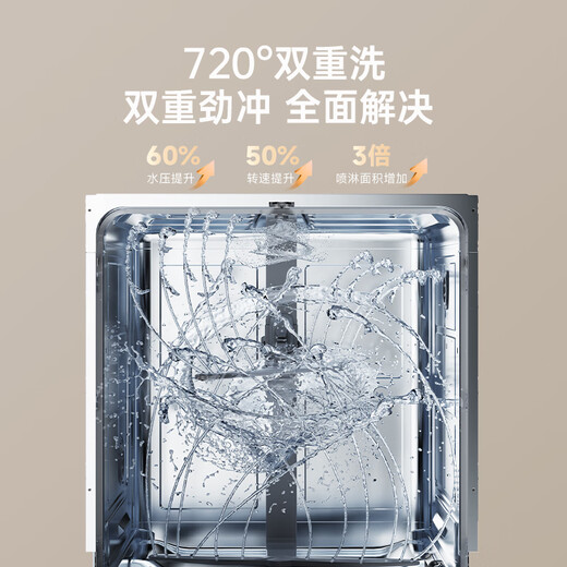 Panasonic built-in dishwasher Chiai NP-WW5W1G5 15+2 sets large capacity double first level certification 120 drying self-cleaning to remove residual water top control hidden handle