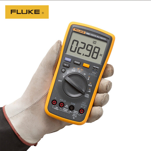 FLUKE F18B+ digital multimeter, handheld multimeter, automatic range multimeter instrument, 1-year warranty