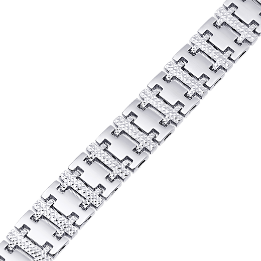 Jinduoxi platinum bracelet men's pt950 men's car flower watch chain pure gold platinum bracelet for men and women couple style 1 about 39.38g about 15mm long about 20 cm