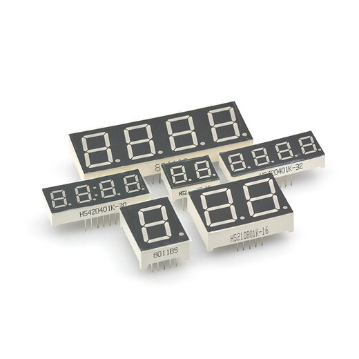 TaoTimeClub digital tube 0.4 inch 0.8 inch 2/3/4 digit common cathode/common anode red highlight digital display tube clock 0.8 inch 1 digit common cathode