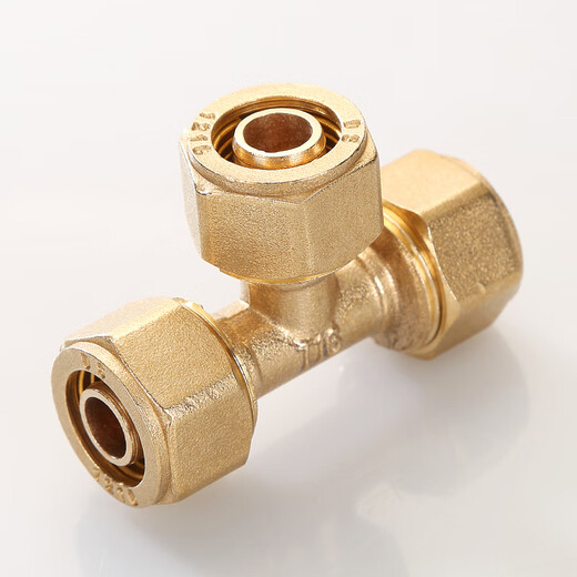 Accesorios de tubería de cobre xmsj 1216 tubería plástica de aluminio 4 puntos 6 puntos Accesorios de ajuste Válvula de agua solar Válvula Direct Codo TEE 12164 Puntos Codo de codo de igual diámetro