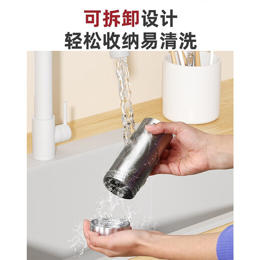 Rongshida handheld noodles machine for home portable noodle press machine gun fully automatic small electric noodle 2024 new stainless steel home electric noodle press machine standard model [5 molds + enema *3]