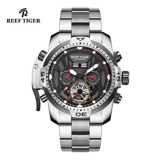 Riff Tiger (Riff Tiger) Vollautomatische mechanische Uhr Mode Multifunktional mechanisch wasserdicht