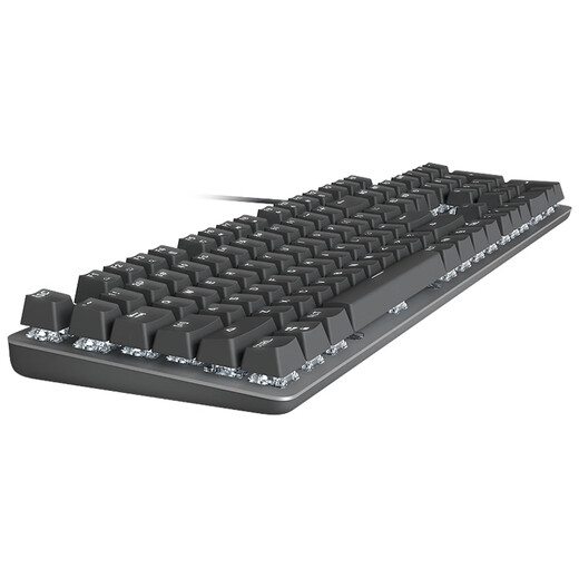 
Logitech K845 mechanical keyboard backlit wired keyboard machinery office keyboard gaming e-sports computer keyboard DIY keycaps replaceable Qinghong tea shaft keyboard full size Panda roll joint model-red shaft