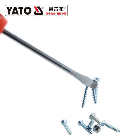 YATO三色柄一字螺丝批螺丝刀平口起子改锥S2合金钢YT-25900 YT-2575 一字十字