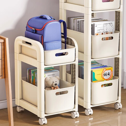 Anya study shelf removable student desk storage trolley bag rack office bag storage two layers