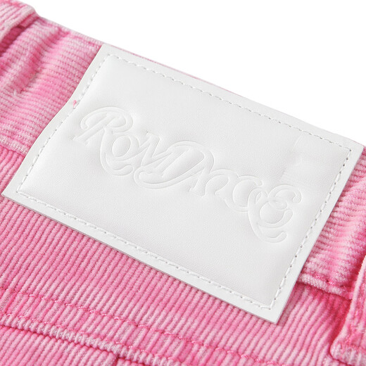 PEACEBIRD Falda vaquera lavada de pana A3HEE3522 Rosa L