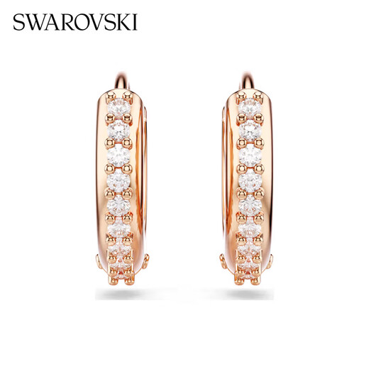 Swarovski MATRIX earrings, light luxury niche gifts for girlfriends and wives, rose gold plated 5690669