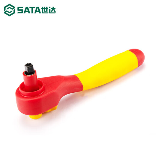 世达VDE绝缘快速脱落棘轮扳手快速高耐压电工专用大飞中飞工具 11981/小飞6.3mm145mm