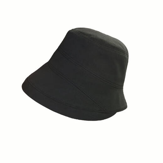 Shifang Xiucai Japanese-style fisherman hat with long front and short back, Korean version, casual and versatile, trendy spring and summer thin basin hat, sun protection and sunshade hat, off-white M (56-58cm)