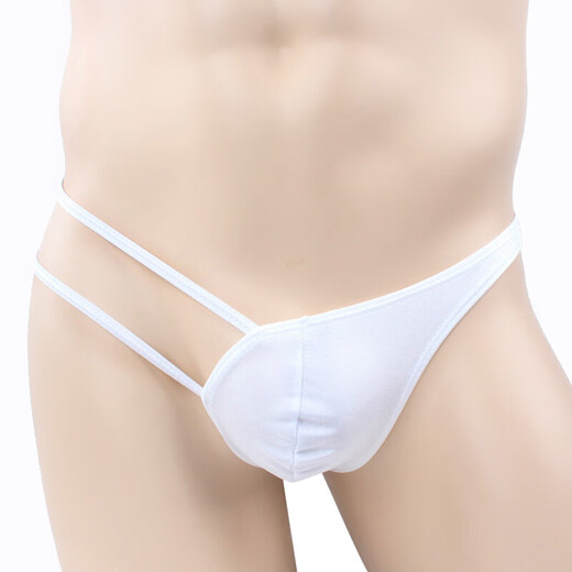 Ye Zimei, sexy Unterwäsche von Männern, Männer einzelne Seite Pull U-Convex Tanga, Männerseite atmungsaktivem T-Tousblau, Einzelgröße
