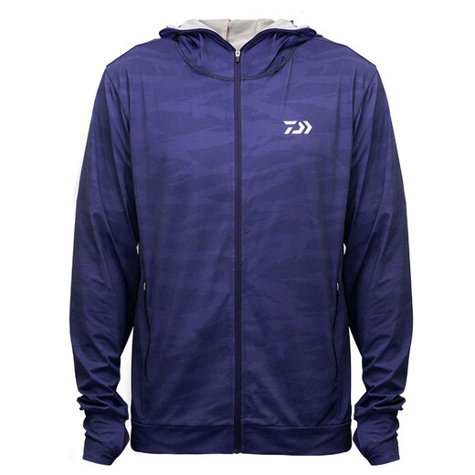 DAIWA spring and summer one-hit multi-directional sun protection clothing cool hooded long shirt/quick-drying short-sleeved T-shirt UPF50+ fishing clothing quick-drying sun protection short-shirt gold L