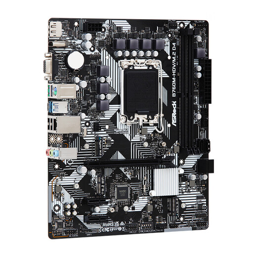 ASROCK B760M-HDV/M.2 D4 Motherboard unterstützt CPU 12600KF/14700KF/13600KF (Intel B760/LGA 1700)