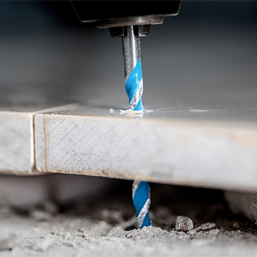 BOSCH low hardness tile brick wall/metal/wood/plastic/lightweight concrete hexagonal handle multi-function drill bit 5 pieces (4/5/6/6/8mm)