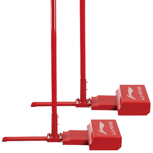 李宁（LI-NING） 便携式EP22羽毛球网柱 普及型 训练线 比赛型 OP65羽毛球网柱 训练型场馆网柱OP30