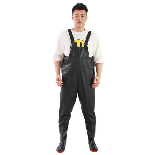 Fishing master wading jacket, wading pants, waterproof pants, fishing rain pants, men's waterproof clothing, whole body fishing clothes, water fork pants, braces, thick medium thick, forest pattern/125 silk 40 (shoe size)