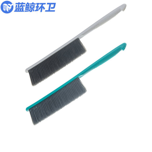 蓝鲸环卫【象牙白+橄榄绿各一个】长柄软毛笤帚刷LJHW-9226