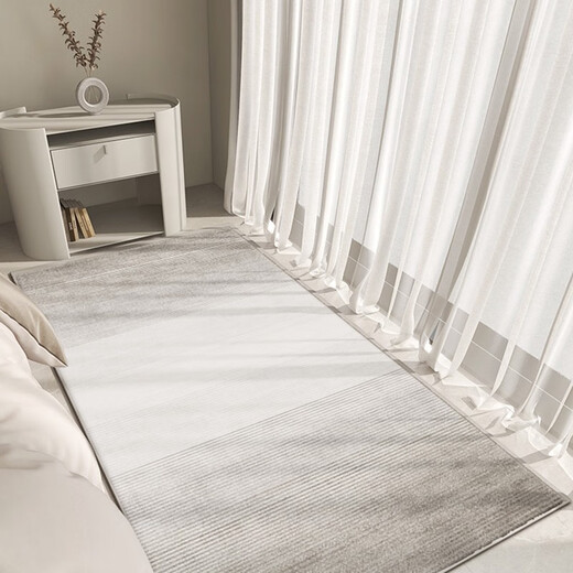 
May Rain (MRAINNING) Bedside Carpet Thickened [Modern Light Luxury] Long Bedroom Blanket Simple Living Room Bedside Household Bathroom Blanket 3888-Unslip Thickened 50cm*150cm