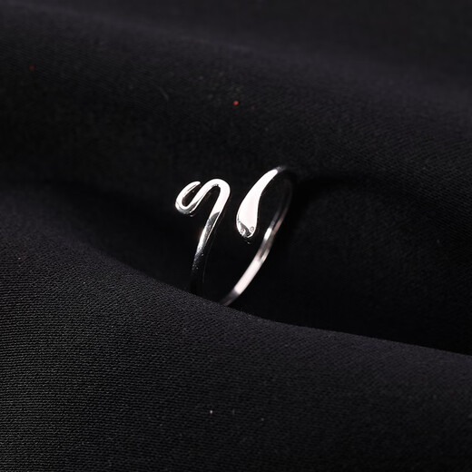 Yinao (yinao) 925 sterling silver snake-shaped ring for women 2025 trendy ins niche design index finger ring fashionable personality ring snake-shaped-ring