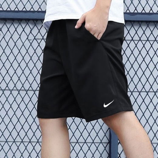 耐克（NIKE）男裤子 2025夏季新款运动裤跑步健身训练透气快干休闲短裤五分裤 DV9858-010/晒图退5 L (175/80A)