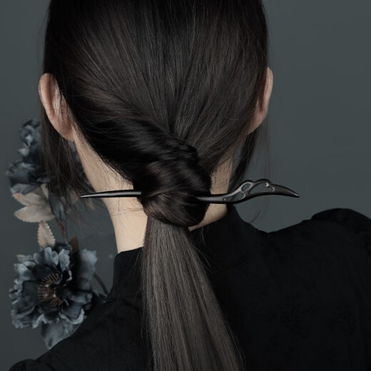 Two generations of joy wooden hairpins for women, high-end women's ancient style wooden hairpins, modern simple hairpins, wooden hairpins, Chinese style hairpins, Hanfu